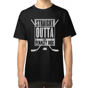 Straight Outta The Penalty Box Funny Ice Hockey Gift T-shirt