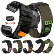 For Garmin Fenix 5 5X E 8 7 7X 6 6X Pro Quickfit Rugged Nylon Watch Band Strap