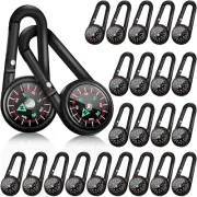 Magnetic Compass Keychain Small Pocket Mini Compass Survival Hiking for Kids Adu