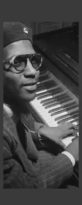 Thelonious Monk - Pianist & Composer - Laminated Photo Bookmark - 2.5 x 6 inches