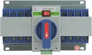 EVTSCAN Transfer Switch, 1pc 220V 63A 4P Mini Automatic Transfer Switch Double Power Circuit Breaker