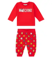 [Moschino Kids] Moschino Kids Baby printed T-shirt and pants set M 9-12 red