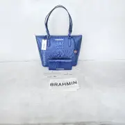 NEW BRAHMIN COBALT POTION MEDIUM ASHER W/ADY WALLET