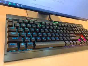 【99%新】靜音紅軸 K70 MK2 Corsair 海盜船 Corsair RGB 機械式 鍵盤 公司貨 SILENT