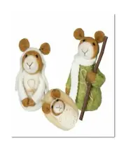 Mouse Holy Family by Primitives by Kathy - NEW - FREE SHIPPING!!!