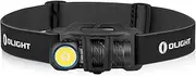 OLIGHT Perun 2 Mini Headlight 1100 Lumens LED Headlamp, Rechargeable Headlight with Red Light Option, Great for Working, Hiking, Camping and Climbing (Black Cool White: 5700~6700K)