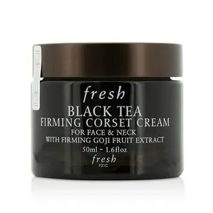 馥蕾詩 Fresh - 紅茶緊緻塑顏面霜 - 臉部及頸部 Black Tea Firming Corset Cream