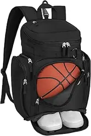 Basketball Backpack,Basketball Bag with Ball Compartment & Shoe Compartment,Baseball Bag for Basketball, Soccer