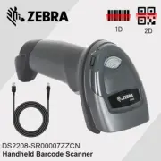 Zebra DS2208-SR00007ZZCN Wired Handheld USB Barcode Scanner for 1D 2D Bar Code