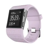 在飛比找蝦皮購物優惠-Fitbit Surge 矽膠錶帶金屬扣替換錶帶