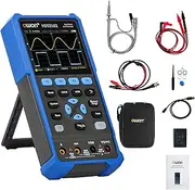 OWON Oscilloscope HDS2102 2 in 1 Digital Handheld Oscilloscope Multiumeter,20000 Counts Digital Multimeter with 3.5 inch LCD Display,2-CH 100 Mhz Bandwidth USB Type-C Interface