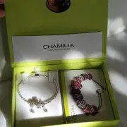 New Pandora Chamilia Charm Bracelet 925 Silver Bracelet In Original Box