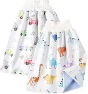 [Generic] Short for Kids Boy 2PCS Comfy Reusable Baby Skirt Shorts 2 in 1 Boy's Girl's Training Skirt Boys Padded Cycling Short
