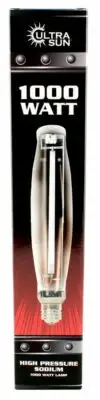 Ultra Sun P/N 901531 - 1000 Watt HPS Lamp - for S52 Ballast