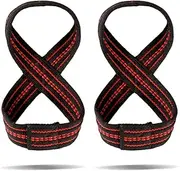 MOPHOEXII Figure 8 Straps for Deadlift, Weight Lifting, Shrugs, and Weightlifting. Heavy Duty Cotton, Wrist Straps for Men, Women, Weight Lifting, Deadlifts - Deadlifting Straps