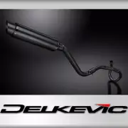 Suzuki DR650SE 96-21 Complete Exhaust Ceramic Coated 14" Stainless Round Muffler