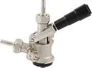Home Brewing Beer Keg Coupler Tap System A D G S Type with Stainless Steel Probe Pressure Valve Homebrew Kegerator Keg Dispenser Beer Production Accessory(S Type)