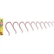 Neptune Snelled Red Anodised Beak Hook Rig