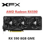 二手顯卡 RX 590GME 8GB RX590顯卡 AMD RX590 8G RX 590 2304SP顯卡 XFX
