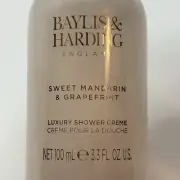 BAYLIS & HARDING ENGLAND SWEET MANDARIN & GRAPEFRUIT BATH MILK 100 ML Sealed