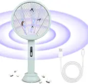 Fly Swatter Racket, Electric Mosquito Zapper Indoor Bug Zapper Fly Zapper Rep...