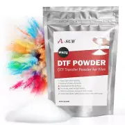 A-SUB DTF Powder for Sublimation, 33 LB Bulk White DTF Powder, 15 Packs
