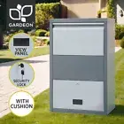 Gardeon Parcel Letterbox Drop Box Package Mailbox Security Lock Storage Grey