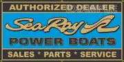 SEA RAY BOATS VINTAGE OLD SCHOOL SIGN REMAKE BANNER SIGN ART MURAL VARIOUS SIZES