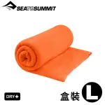 【SEA TO SUMMIT 澳洲 舒適抗 菌快乾毛巾 L《盒裝/澳陸橘》】ACP072011/吸水毛巾/運動毛巾