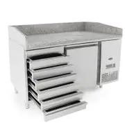 Atosa 1 DOOR PIZZA TABLE FRIDGE WITH DRAWERS 1510 MM EPF3490