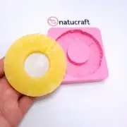 Pineapple slices Silicone Mold Wax mold Soap mold Realistic Flexible NC022
