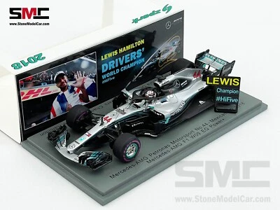 Mercedes F1 W09 #44 Lewis Hamilton Mexico GP 2018 5x World Champion 1:43 Spark
