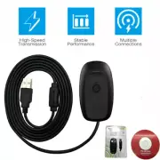 PC USB WIRELESS GAMING RECEIVER ADAPTER FOR XBOX 360 CONTROLLER WINDOWS PC BK