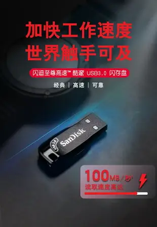 臺灣現貨：【長輩專用隨身碟】SanDisk閃迪CZ410迷你32G USB3.0加密高速隨身碟