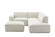 Jonathan Side Chaise Sectional Sofa with Ottoman