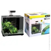 Aqua One Focus 14 Glass Aquarium 14L 30x22x27cm 56221BK Black