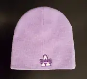 Beanie Winter Knit Hat US Army Light Purple Embroidered - One Size Fits Most NEW