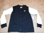 New Balance Youth Size 14/16 Sweater Material Button Up Jacket NWT Unisex