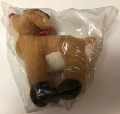 Rudolph The Red-Nosed Reindeer Island Of The Misfit Toys Plush Ornament 5" x 5"