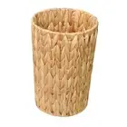 Trash Can, Boho Wicker Waste Basket, Natural Woven Trash Bin, Round 2 Gallon