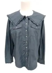 BNWT OASIS Ladies Chambray Shirt Size UK 16