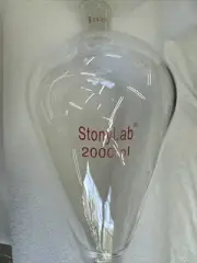 StonyLab Glass Separatory Funnel lab funnels Separatory Flask 2000