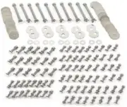 Polished Stainless Bolt Kit Chevy 1947 - 1951 Chevrolet Short Bed Stepside Wood