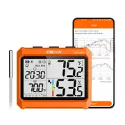 Digital Bluetooth Hygrometer Thermometer, Refrigerator Thermometer with Free ...