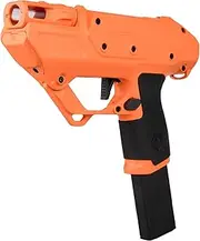 WORKER Nightingale Blaster, Semi-Auto Flywheel Half Dart Blaster Pistol Toy Free DIY (Batery Not Included) Orange