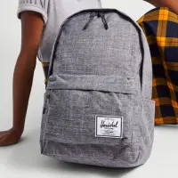 在飛比找momo購物網優惠-【Herschel】Classic XL 特大 灰黑 帆布 