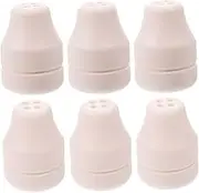Levemolo Blind Cord Pulls End Knobs 6 Pcs White Blind Pull Cord Knobs Plastic Knobs for Blind Cord Tassels for Windows