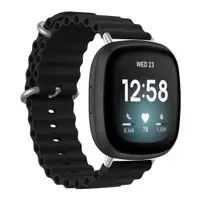 在飛比找ETMall東森購物網優惠-適用fitbit versa1/2/3/4硅膠表帶sense