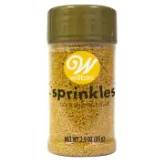 Wilton Gold Sanding Sugar Sprinkles, Cake Decorating, 2.9 oz (85g) (191008781)
