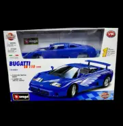 Burago Bugatti EB 110 1/24 Metal Model Kit 1991 18-25052 Very Rare New